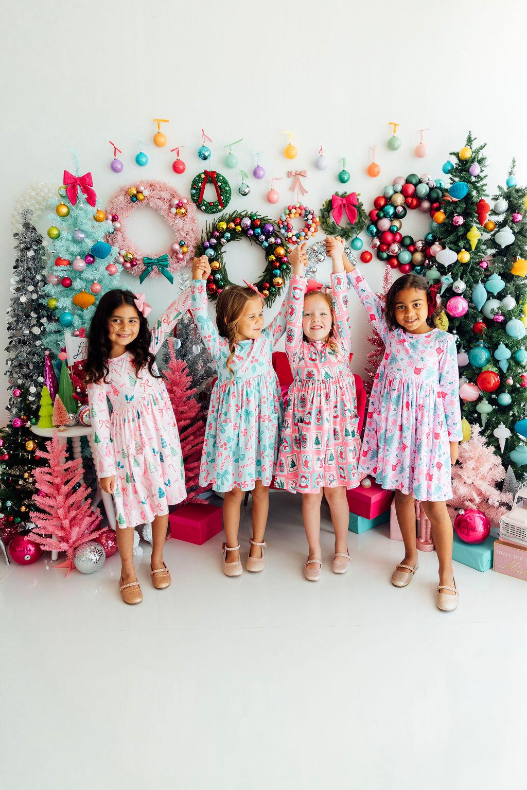 Cocoa Kisses L/S Pocket Twirl Dress by Mila & Rose ®