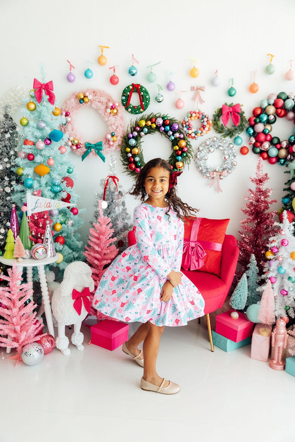 Cocoa Kisses L/S Pocket Twirl Dress by Mila & Rose ®
