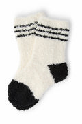 Coconut/Black Sporty Cozy Socks by Mila & Rose ®