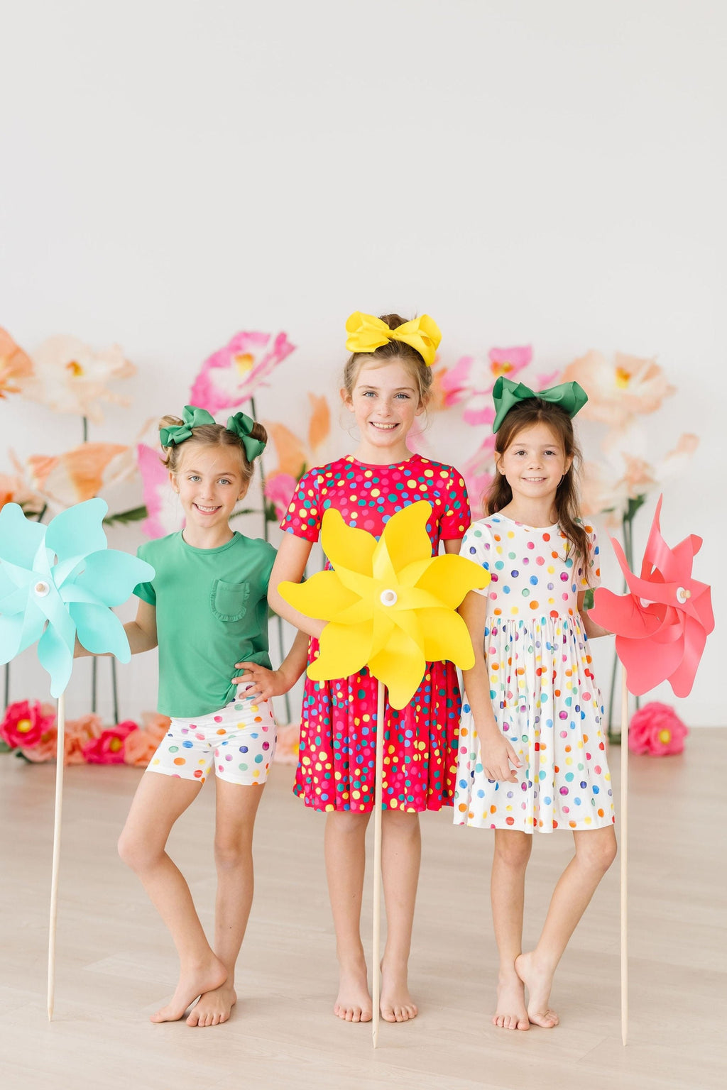 Colorful Dots S/S Pocket Twirl Dress by Mila & Rose ®