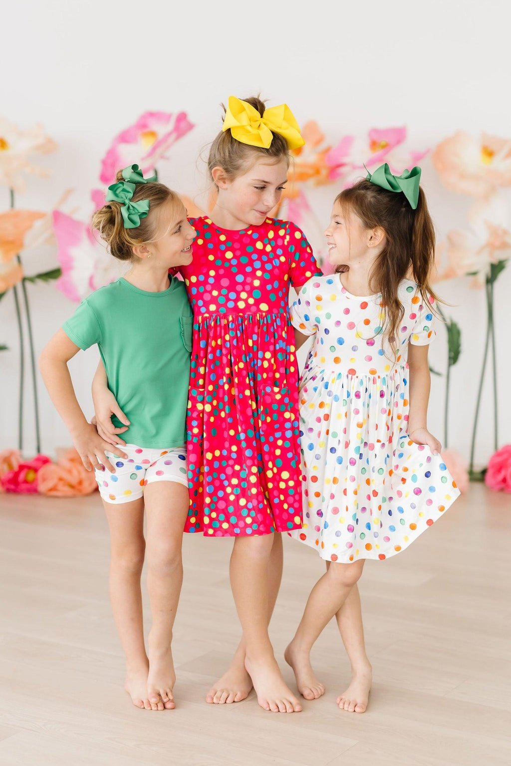 Colorful Dots Twirl Shorts by Mila & Rose ®