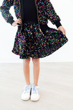 Confetti Velvet Sequin Twirl Skort by Mila & Rose ®