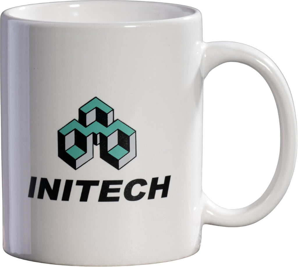 Initech Logo Office Movie Replica Boss Mug 12 Oz Cosplay Halloween Costume Accessory by TVStoreOnline