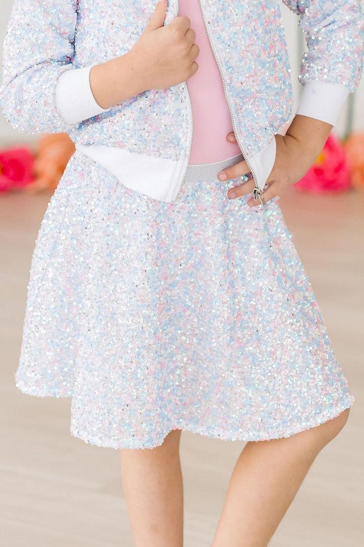 Cotton Candy Sequin Twirl Skort by Mila & Rose ®