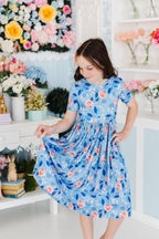 Country Blooms S/S Pocket Twirl Dress by Mila & Rose ®