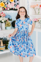 Country Blooms S/S Pocket Twirl Dress by Mila & Rose ®