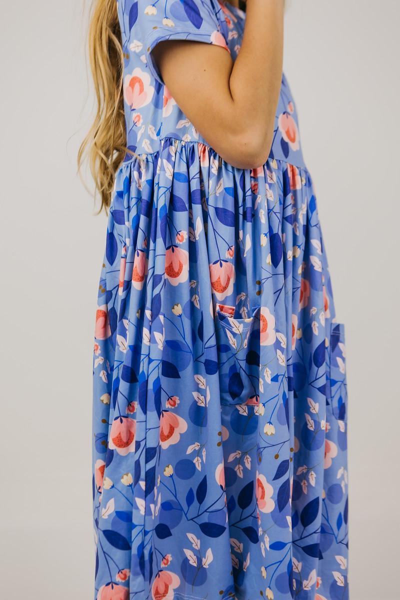 Country Blooms S/S Pocket Twirl Dress by Mila & Rose ®