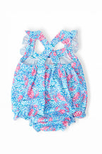 Crab Walk Ruffle Cross Back Romper by Mila & Rose ®