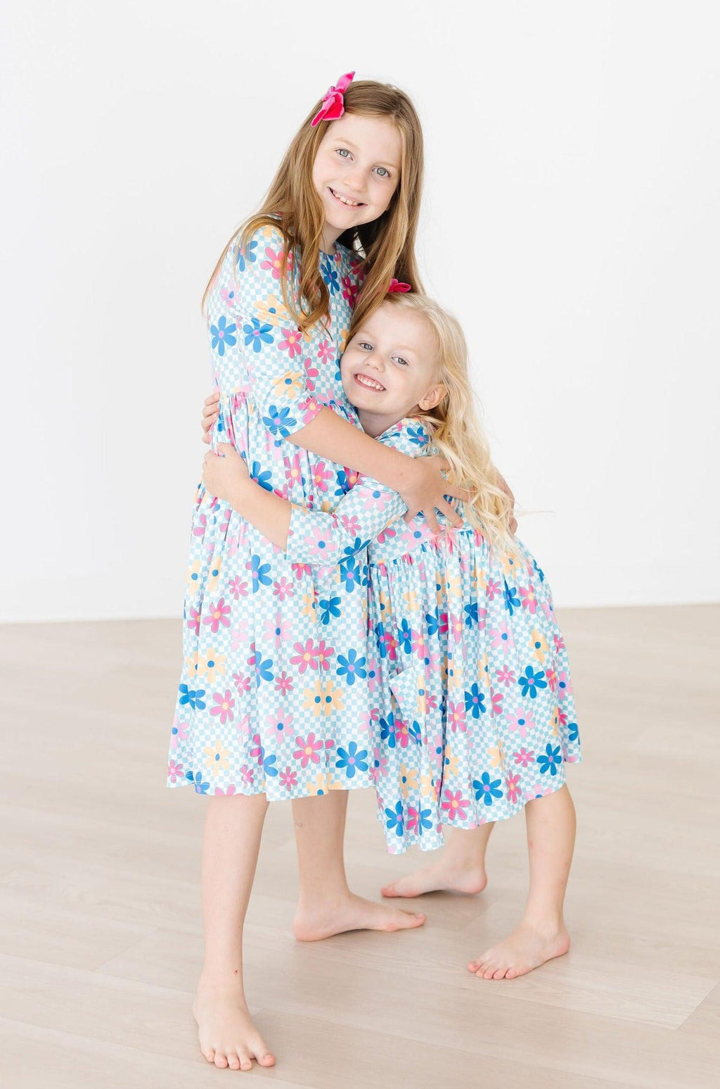 SALE Crazy Daisy 3/4 Sleeve Pocket Twirl Dress by Mila & Rose ®