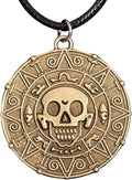 Cursed Pirates Aztec Coin Medallion Necklace Halloween Cosplay Costume Accessory by TVStoreOnline