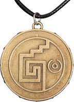 Cursed Pirates Aztec Coin Medallion Necklace Halloween Cosplay Costume Accessory by TVStoreOnline