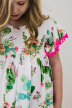 Cute Cactus Pom Pom Dress by Mila & Rose ®