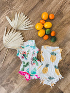 Cute Cactus Pom Pom Romper by Mila & Rose ®