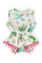 Cute Cactus Pom Pom Romper by Mila & Rose ®
