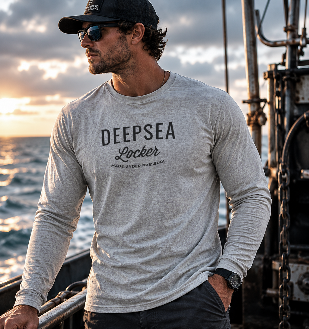 Dead in the Water™ / Men’s Long Sleeve Shirt by DeepSea Locker