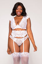 Plus Size Everlasting Love Lace Bra Set by 3wishes.com