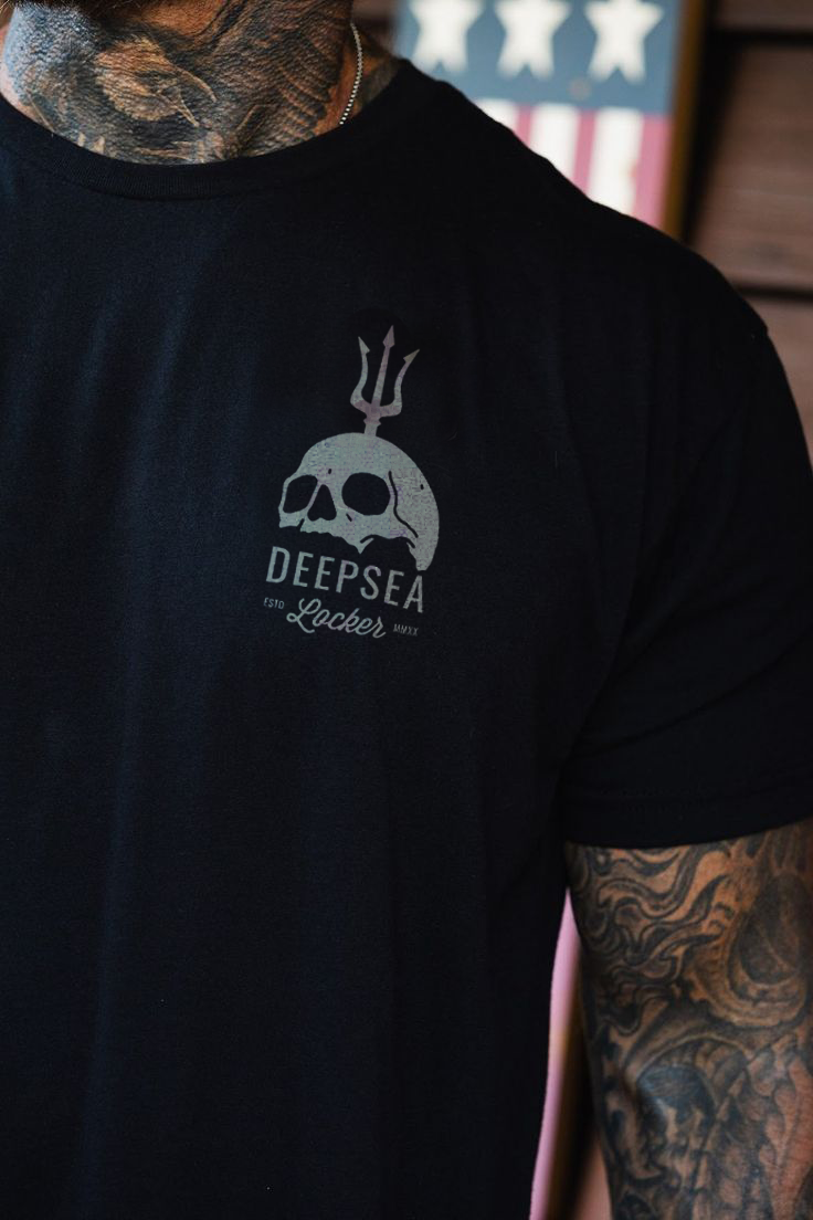DeepSea Locker / Trident Unisex organic ribbed neck t-shirt by DeepSea Locker