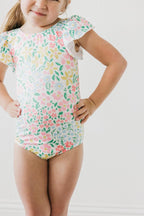 Daffodils S/S Flutter Sleeve Leotard by Mila & Rose ®