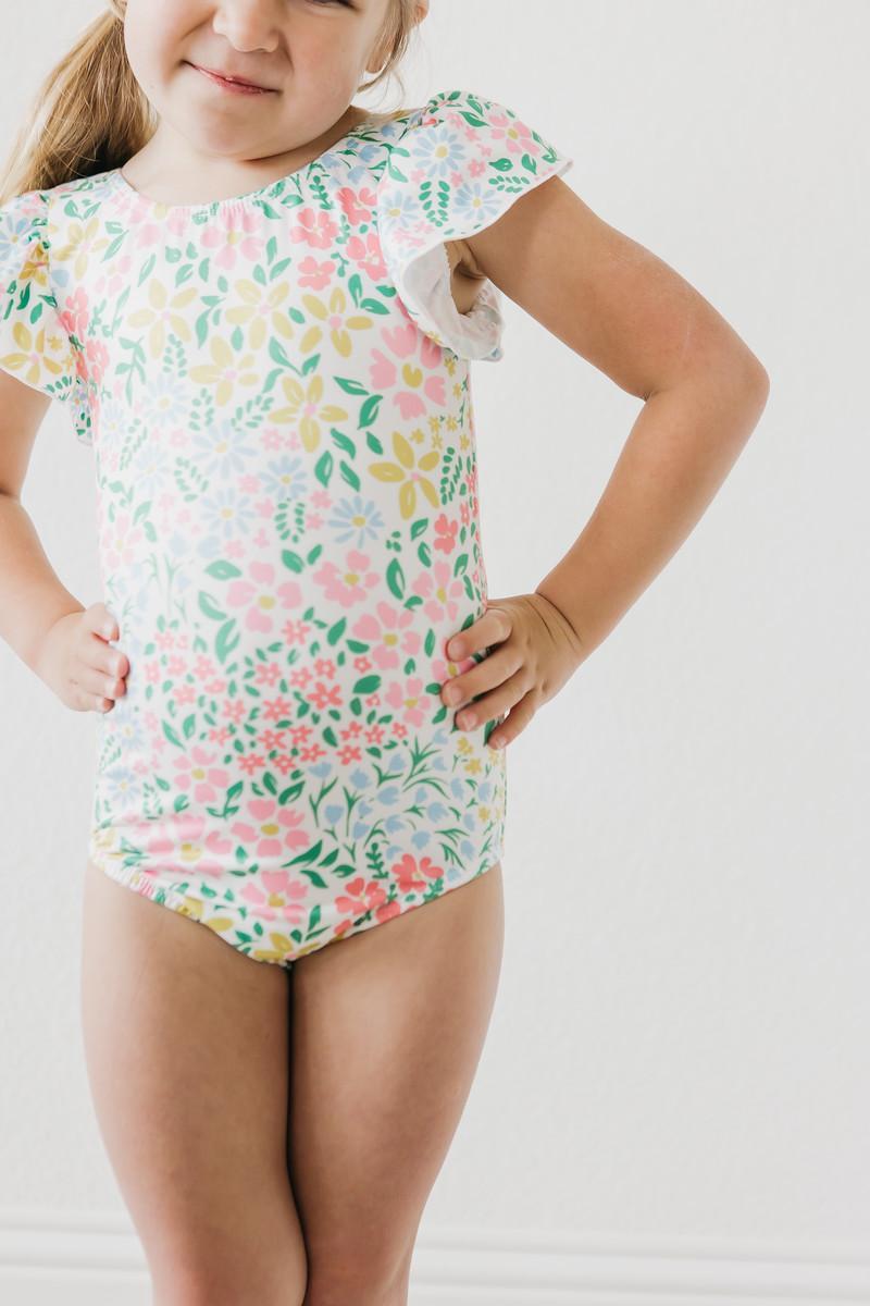 Daffodils S/S Flutter Sleeve Leotard by Mila & Rose ®