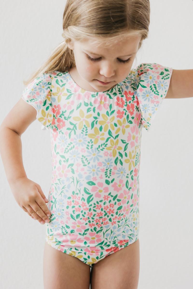 Daffodils S/S Flutter Sleeve Leotard by Mila & Rose ®