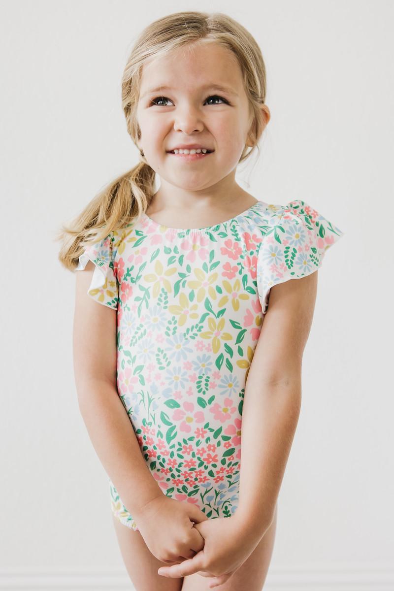 Daffodils S/S Flutter Sleeve Leotard by Mila & Rose ®