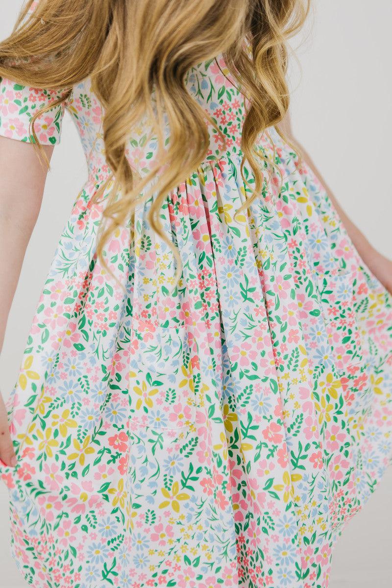Daffodils S/S Pocket Twirl Dress by Mila & Rose ®
