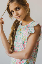 Daffodils S/S Ruffle Tee by Mila & Rose ®