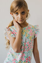 Daffodils S/S Ruffle Tee by Mila & Rose ®