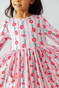 Daisy Chain 3/4 Sleeve Pocket Twirl Dress by Mila & Rose ®