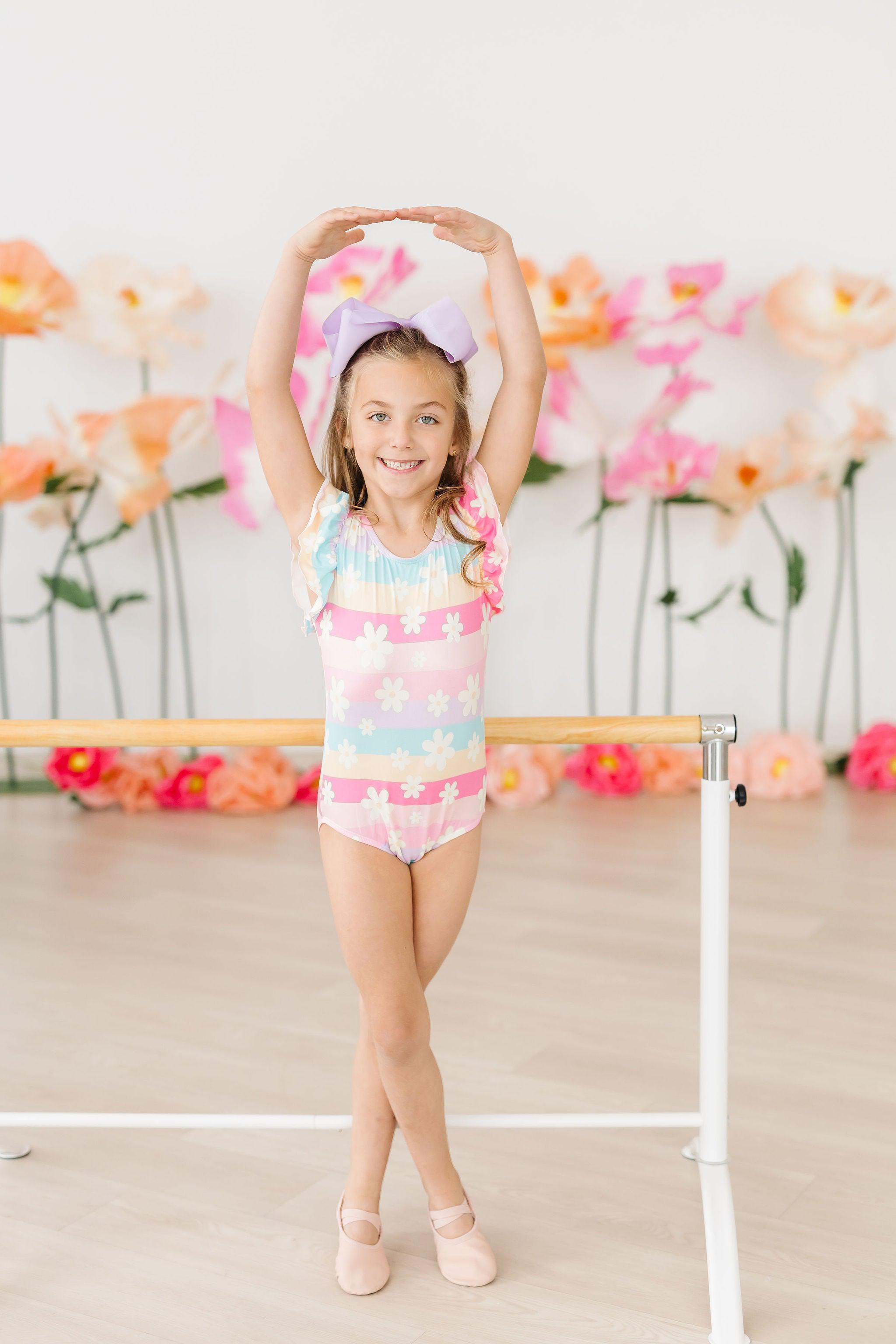 Daisy Dreams S/S Flutter Sleeve Leotard by Mila & Rose ®
