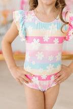 Daisy Dreams S/S Flutter Sleeve Leotard by Mila & Rose ®