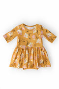 Dandelions in Fall 3/4 Sleeve Twirl Bodysuit by Mila & Rose ®