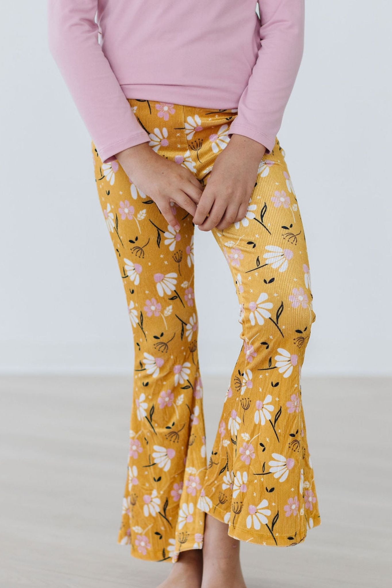 Dandelions in Fall Ribbed Velvet Bells by Mila & Rose ®