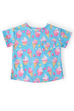 Delightful Desserts Ruffle Pocket Tee by Mila & Rose ®