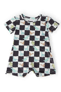 Dino Checkers S/S Shorty One-Piece by Mila & Rose ®