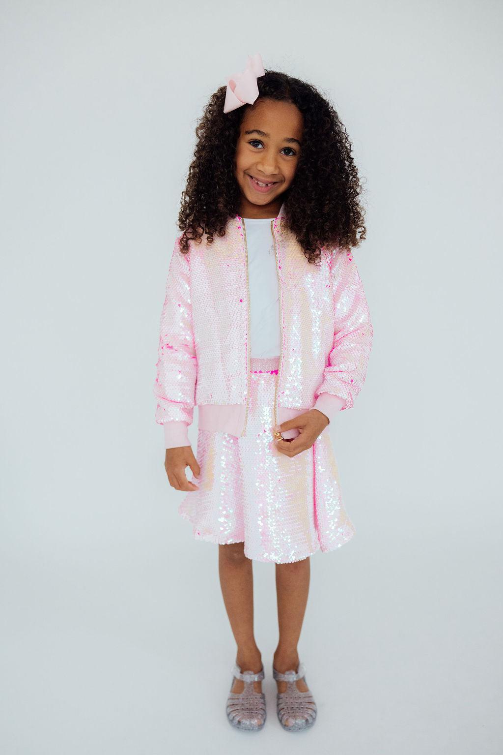 Diva Pink Flip Sequin Jacket by Mila & Rose ®