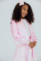 Diva Pink Flip Sequin Jacket by Mila & Rose ®