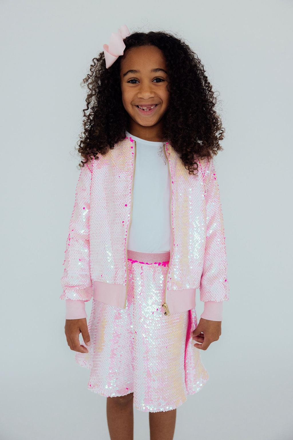 Diva Pink Flip Sequin Jacket by Mila & Rose ®