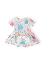 Dots & Daisies S/S Twirl Bodysuit by Mila & Rose ®