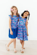 Dreaming Daisies S/S Ruffle Tee by Mila & Rose ®