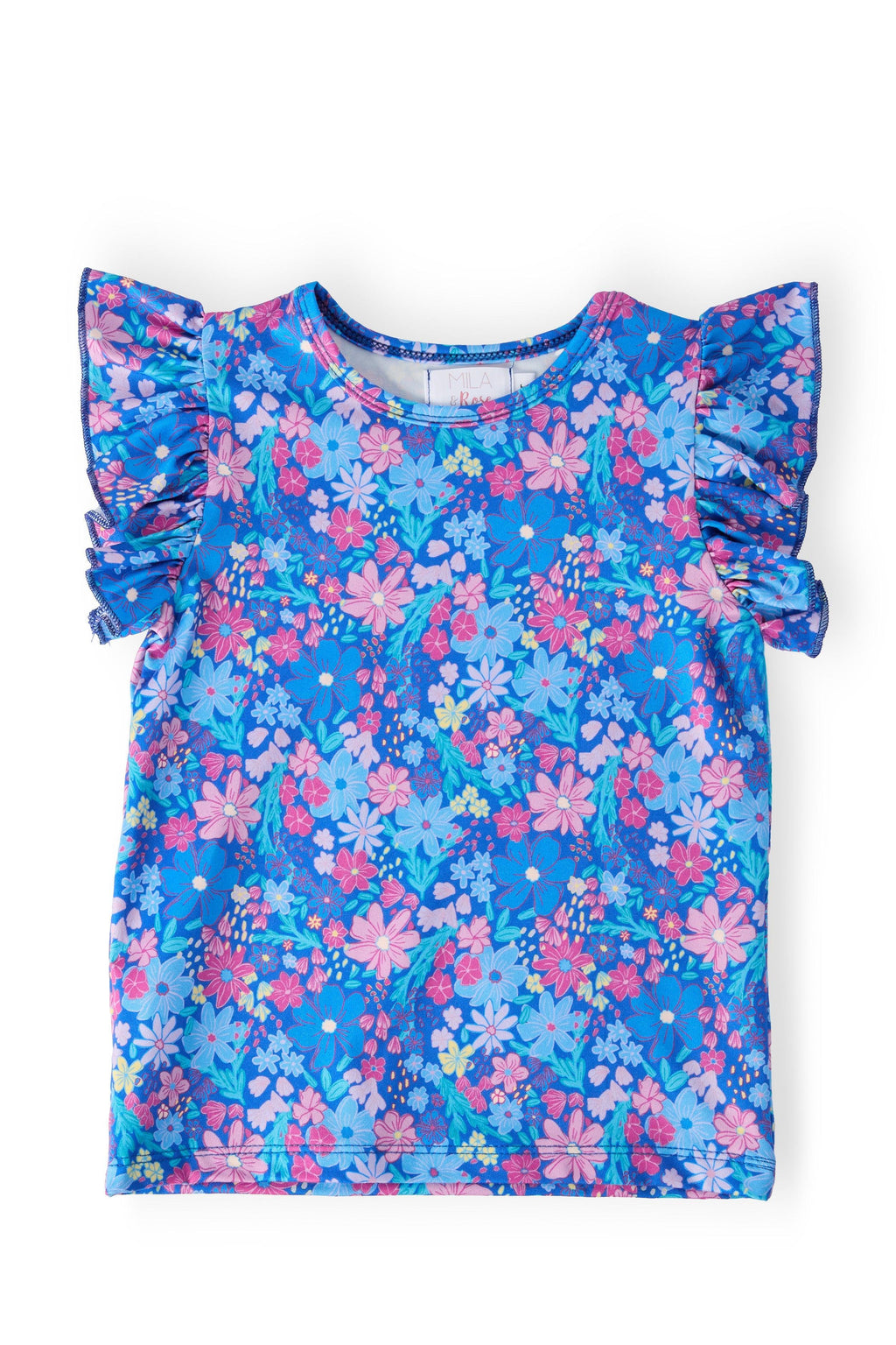 Dreaming Daisies S/S Ruffle Tee by Mila & Rose ®