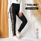 Leopard Print High-Waist Butt-Lifting Yoga Pants – Stretchy Slim Fit Leggings by FitiqueFit