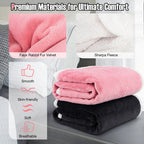 Electric Heated Blanket Throw with 10 Heat Settings-Pink by LuxuryLifeWay Online Store