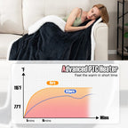 Electric Heated Blanket Throw with 10 Heat Settings-Pink by LuxuryLifeWay Online Store