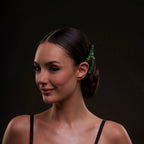 Elegant Green Crystal 2-Piece Hair Comb Set by Bridal Port