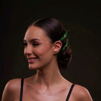 Elegant Green Crystal 2-Piece Hair Comb Set by Bridal Port