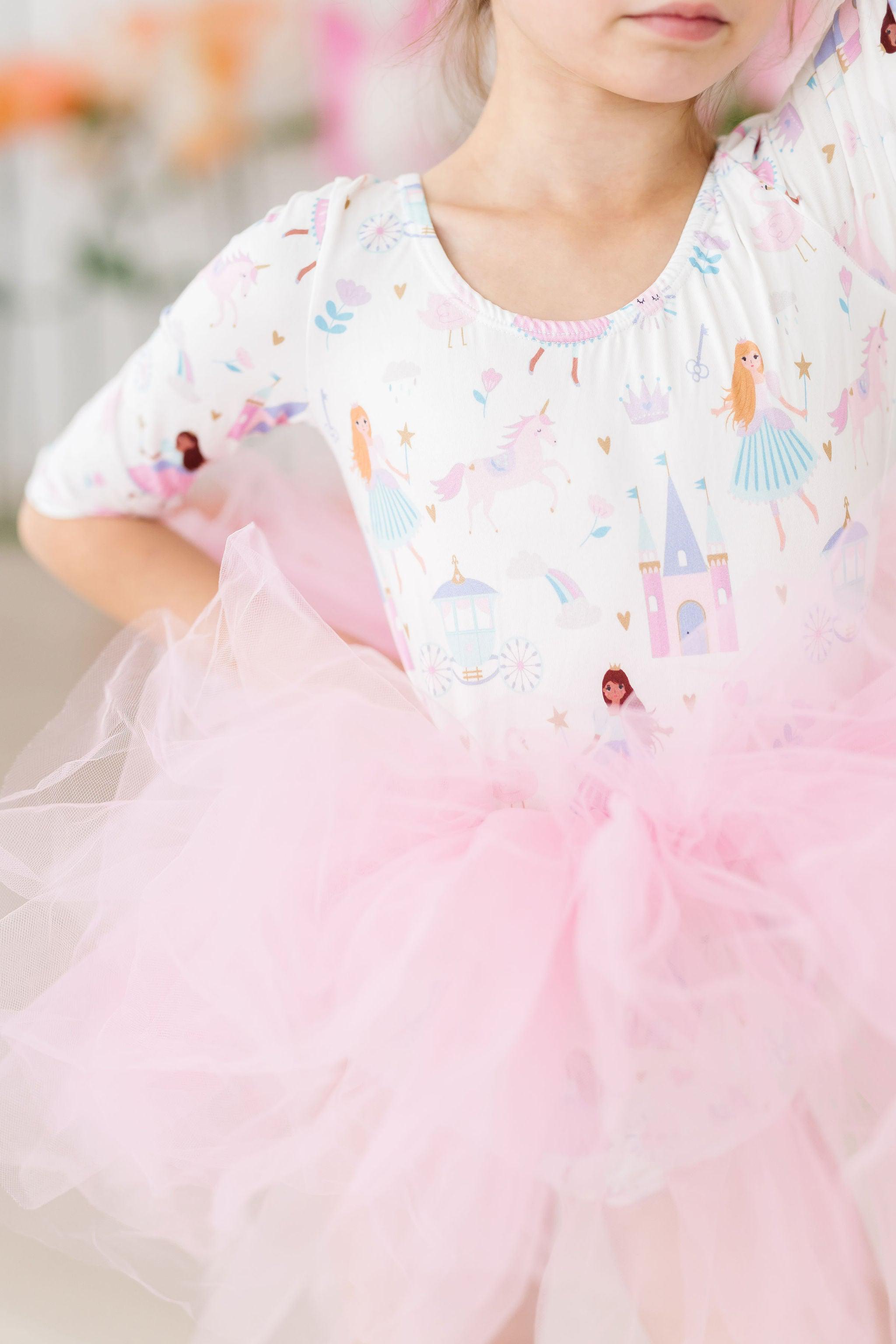 Fairy Princess 3/4 Sleeve Tutu Leotard by Mila & Rose ®