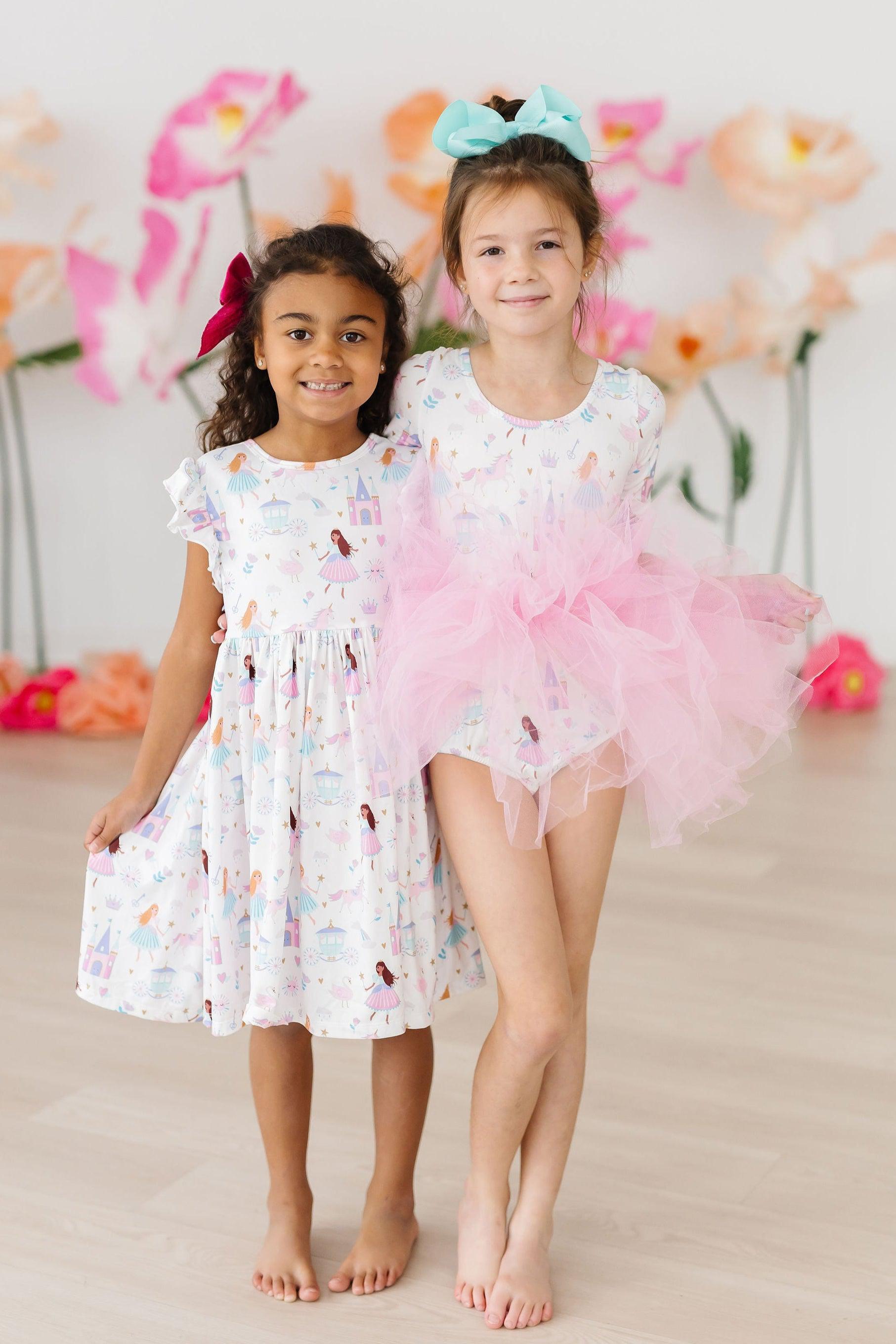 Fairy Princess Flutter Sleeve Twirl Dress by Mila & Rose ®