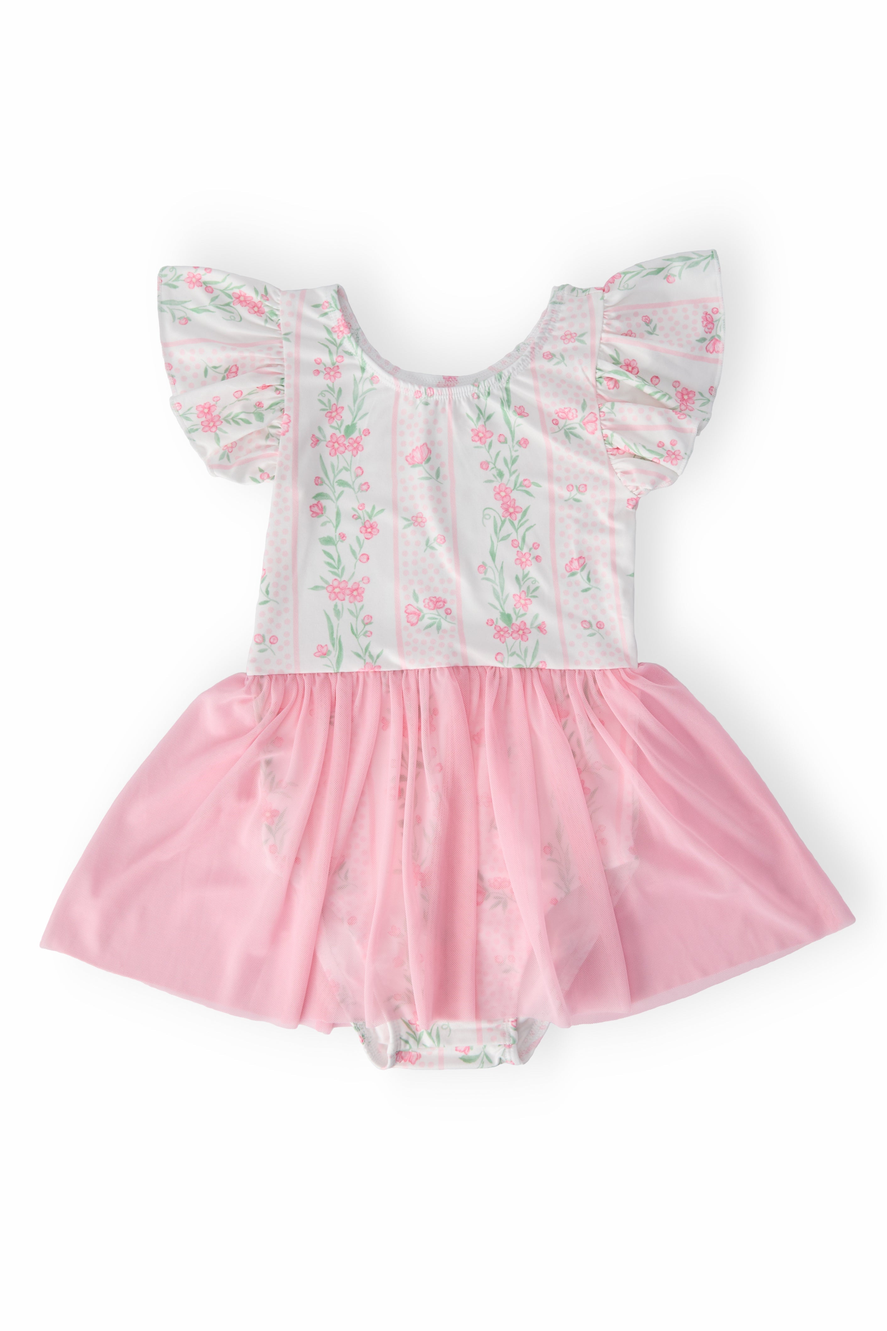 Fancy Florals S/S Twirl Leotard by Mila & Rose ®