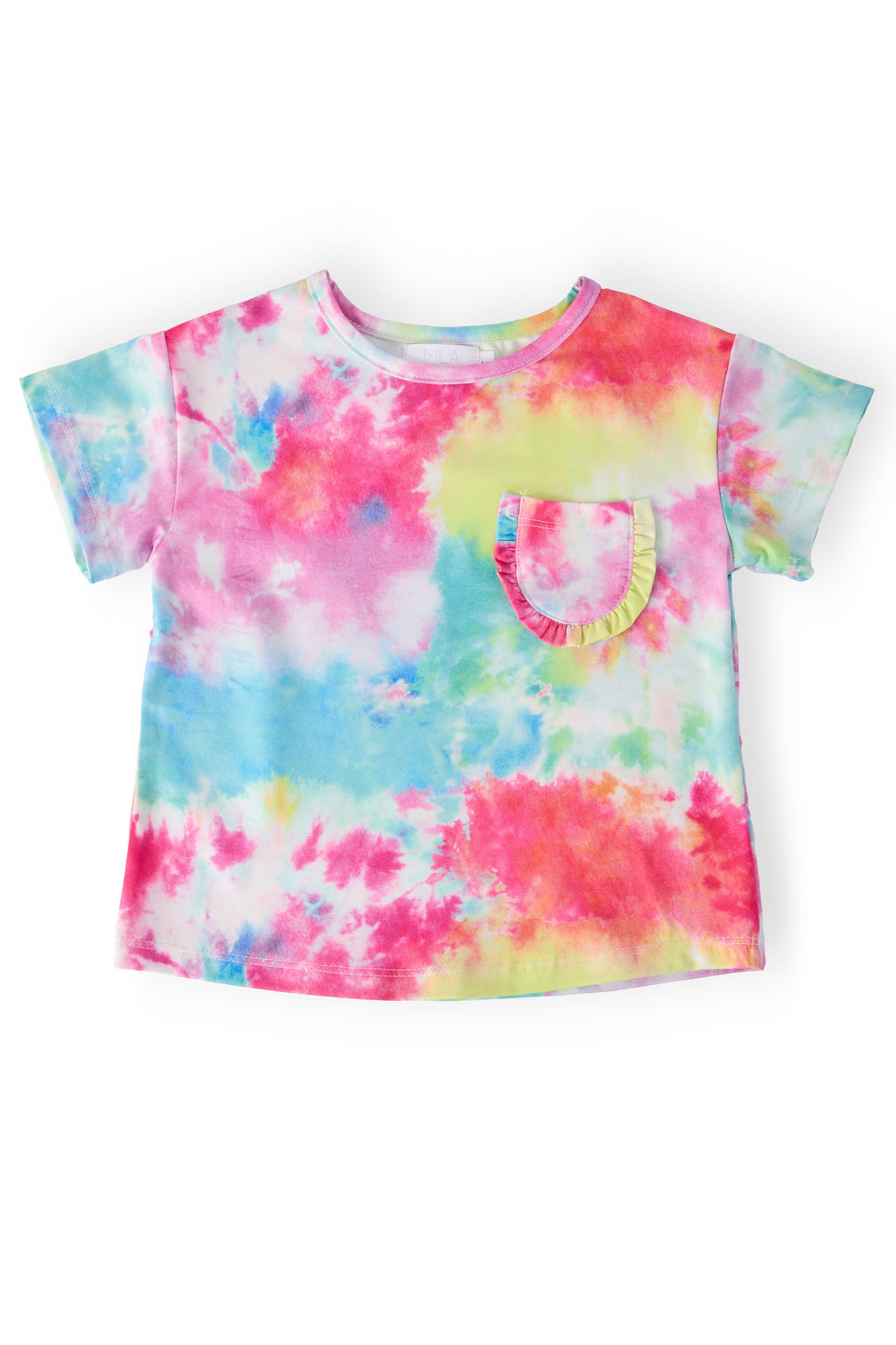 Far Out Ruffle Pocket Tee by Mila & Rose ®